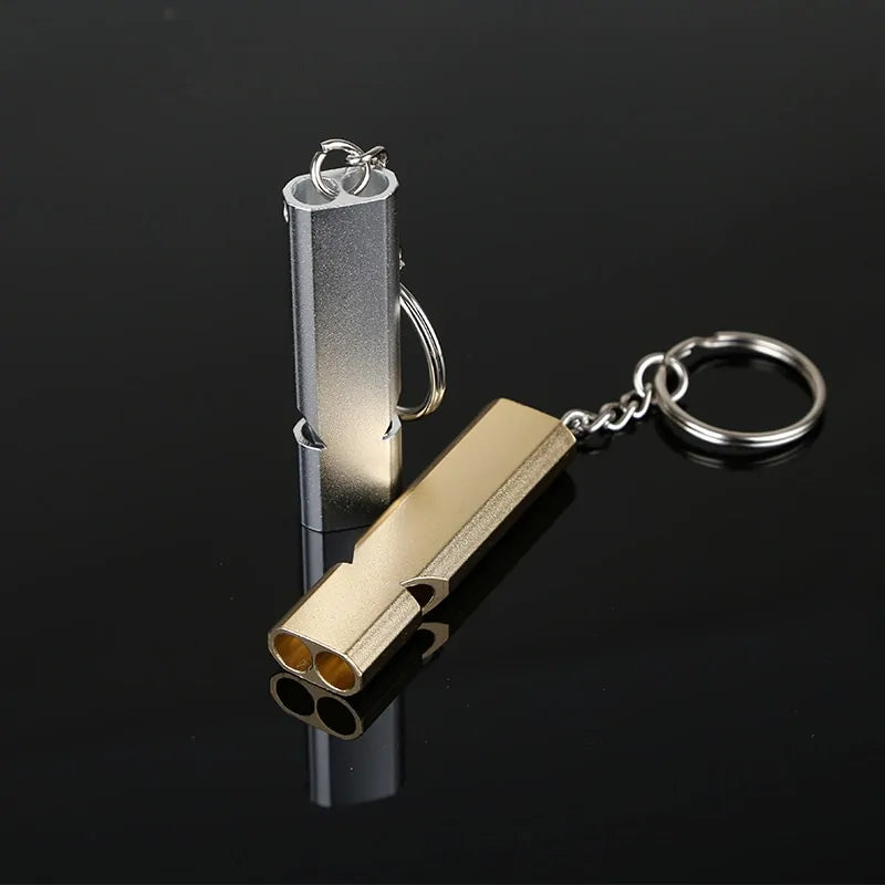 Dual-tube Survival Whistle