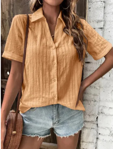 Button-Down Corner Collar Shirt